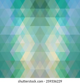 Mosaic triangle background. Geometric background. Rhombus background