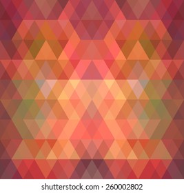 Mosaic triangle background. Geometric background. Rhombus background