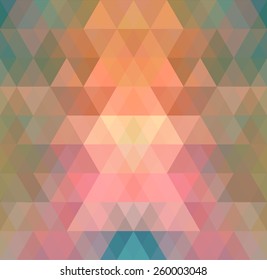 Mosaic triangle background. Geometric background. Rhombus background