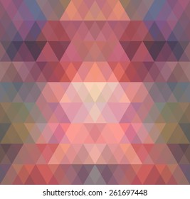 Mosaic triangle background. Geometric background. Rhombus background
