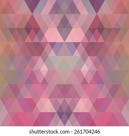 Mosaic triangle background. Geometric background. Rhombus background