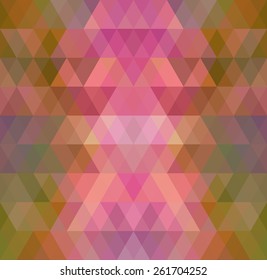 Mosaic triangle background. Geometric background. Rhombus background