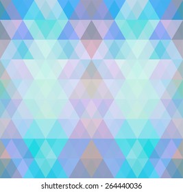 Mosaic triangle background. Geometric background. Rhombus background