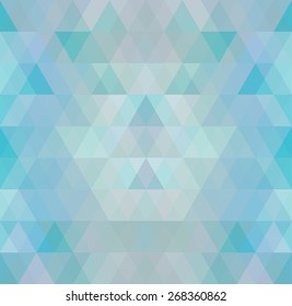 Mosaic triangle background. Geometric background. Rhombus background