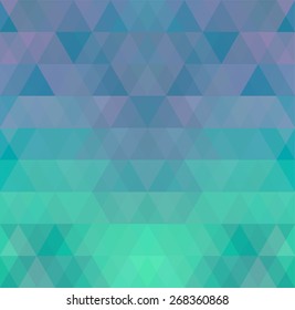 Mosaic triangle background. Geometric background. Rhombus background