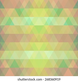 Mosaic triangle background. Geometric background. Rhombus background