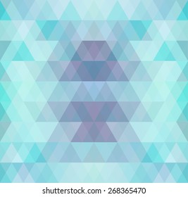 Mosaic triangle background. Geometric background. Rhombus background