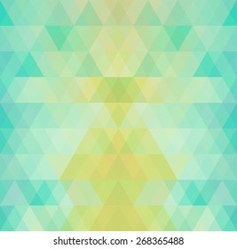 Mosaic triangle background. Geometric background. Rhombus background