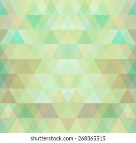 Mosaic triangle background. Geometric background. Rhombus background