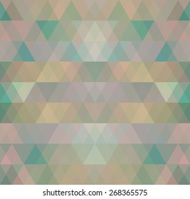 Mosaic triangle background. Geometric background. Rhombus background