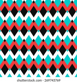 Mosaic triangle background. Geometric background. Rhombus background.