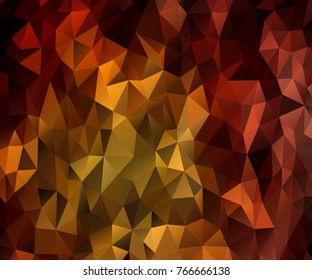 Mosaic triangle vector background with transparent plates in many colorful.