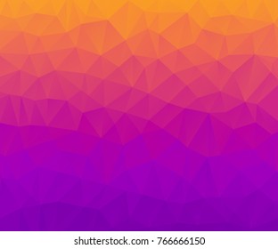 Mosaic triangle vector background with transparent plates in many colorful.
