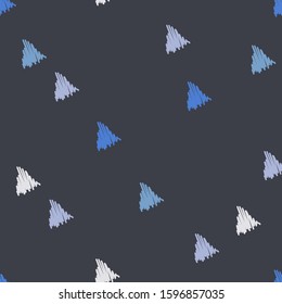 Mosaic of triangles. Ethnic boho seamless background. Tribal pattern. Folk motif. Vector illustration for web design or print.