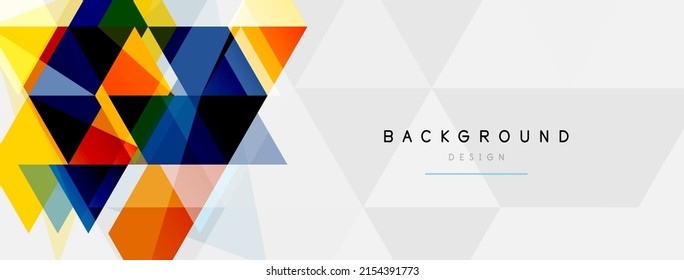 El mosaico triangula el fondo geométrico. Concepto técnico o empresarial, patrón para fondo de pantalla, banner, fondo, página de inicio