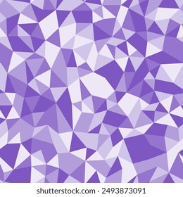Mosaic triangles shapes background. Small triangles size. Repeatable pattern. Mystic Twilight color palette. Elegant vector tiles. Seamless vector illustration.