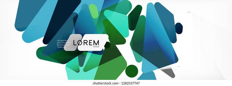 Mosaik dreieckiger, Low-Poly-Stil abstrakter geometrischer Hintergrund. Polygonaler Vektor. Abstraktes weißes, helles Technologie-Vektordesign.