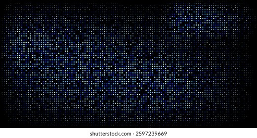Mosaic vector background. Random pattern design Texture of geometric shapes, smooth squares. Digital network, cells. Building. Tetris. Poster of business, social networks, medicine, 