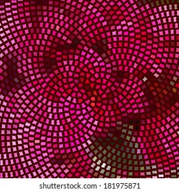 mosaic vector flower background