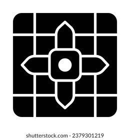 Mosaic Vector Glyph Icon For Personal And Commercial Use.
