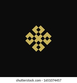 Mosaic vector image for web and design