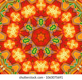 Mosaic of a vector kaleidoscope, abstract Mosaic Background, colorful Futuristic Background, geometric Triangular Pattern