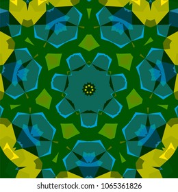 Mosaic of a vector kaleidoscope, abstract Mosaic Background, colorful Futuristic Background, geometric Triangular Pattern