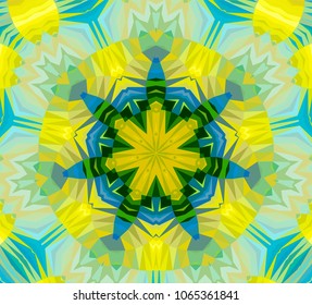 Mosaic of a vector kaleidoscope, abstract Mosaic Background, colorful Futuristic Background, geometric Triangular Pattern