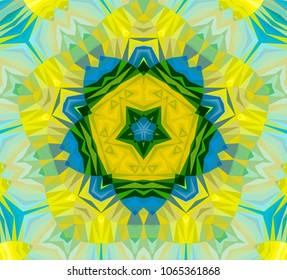 Mosaic of a vector kaleidoscope, abstract Mosaic Background, colorful Futuristic Background, geometric Triangular Pattern