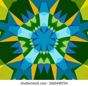 Mosaic of a vector kaleidoscope, abstract Mosaic Background, colorful Futuristic Background, geometric Triangular Pattern