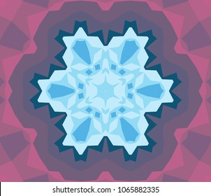 Mosaic of a vector kaleidoscope, abstract Mosaic Background, colorful Futuristic Background, geometric Triangular Pattern