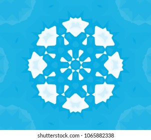 Mosaic of a vector kaleidoscope, abstract Mosaic Background, colorful Futuristic Background, geometric Triangular Pattern
