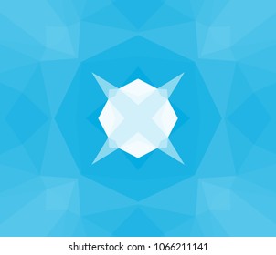 Mosaic of a vector kaleidoscope, abstract Mosaic Background, colorful Futuristic Background, geometric Triangular Pattern, EPS 10 Vector illustration.