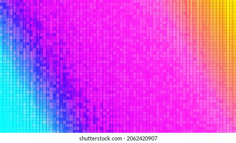 Mosaic vibrant glowing gradient background.