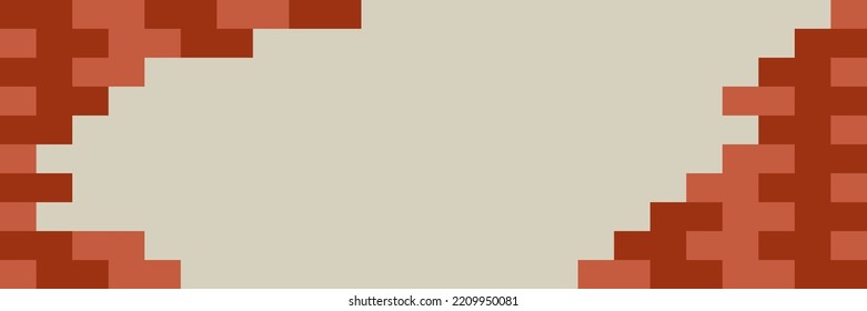 Mosaic wallpaper in the form of bricks