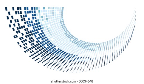 Mosaic wave background