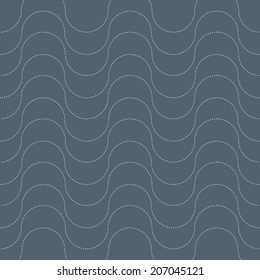 Mosaic wave pattern background. Vector graphic template.