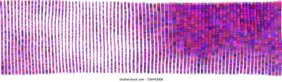 Mosaic wavy pattern. Abstract background formed by rectangles of different colors and transparency. Vector illustration in pixel art style
