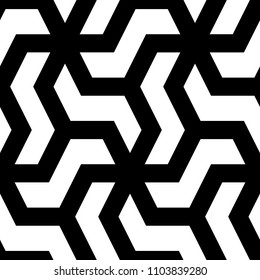 Mosaic. Zigzag figures ornament. Repeated puzzle shapes background. Logic game motif. Grate wallpaper. Grid backdrop. Digital paper, page fills, web design, textile print. Seamless abstract pattern.
