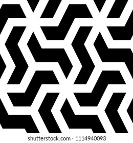 Mosaic. Zigzag figures ornament. Repeated puzzle shapes background. Mosaics motif. Grate wallpaper. Grid backdrop. Digital paper, page fills, web design, textile print. Seamless abstract pattern.