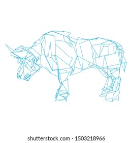 mosaics a buffalo. abstract a buffalo. pop art a buffalo. lowpoly a buffalo.