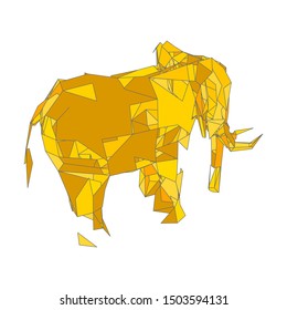 mosaics a elephant. abstract a elephant. pop art a elephant. lowpoly a elephant.