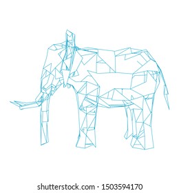 mosaics a elephant. abstract a elephant. pop art a elephant. lowpoly a elephant.