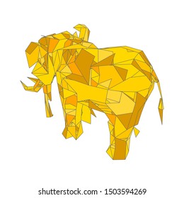 mosaics a elephant. abstract a elephant. pop art a elephant. lowpoly a elephant.