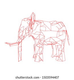 mosaics a elephant. abstract a elephant. pop art a elephant. lowpoly a elephant.