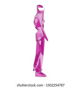 mosaics a man. abstract a man. pop art a man. lowpoly a man.