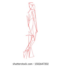 mosaics a woman. abstract a woman. pop art a woman. lowpoly a woman.
