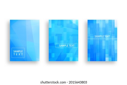 Mosaic-style cover design with blue abstracts.