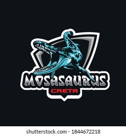 Mosasaurus  Mascot & eSports Gaming Logo