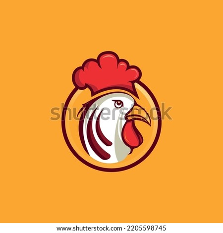 Moscot Chef Chicken  Rooster Logo 